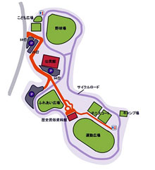 成田市フレンドリーパークコース案内図